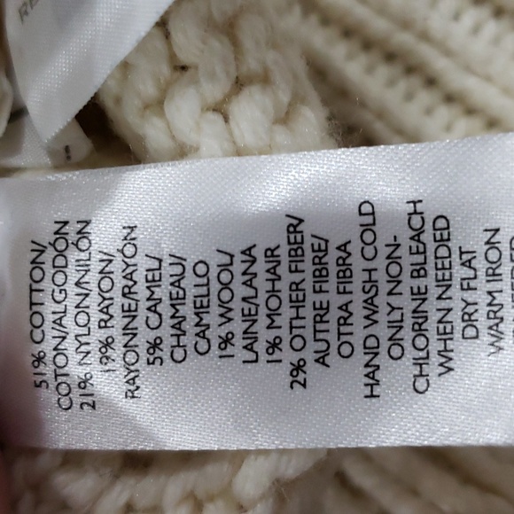 Ann Taylor Loft Fair Isle Part Mohair Warm Sweater Size L - Picture 6 of 8